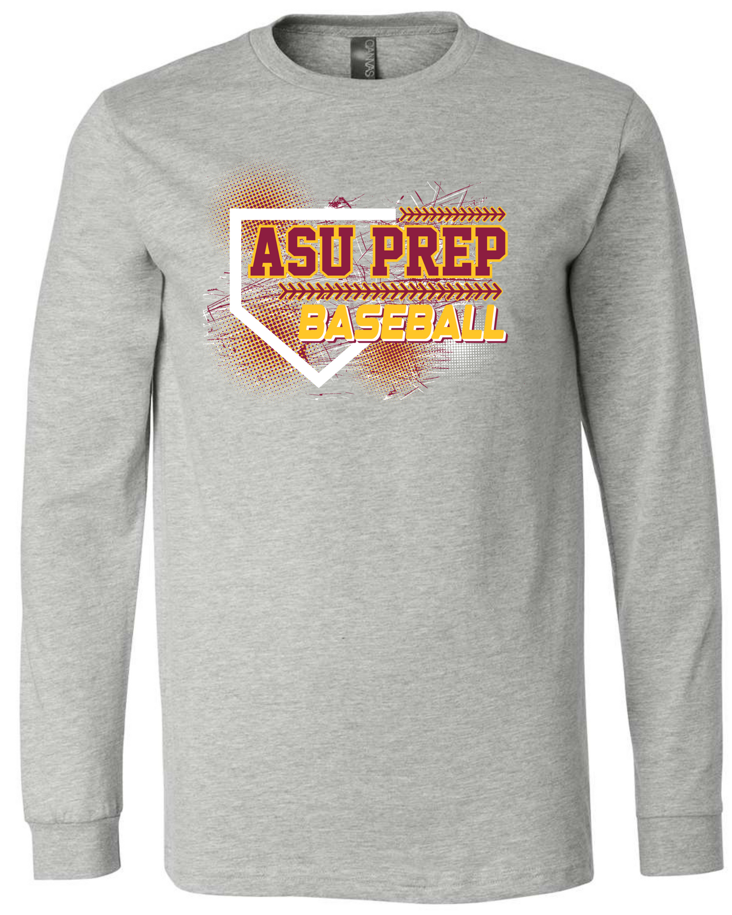 Long Sleeve Tee -Baseball Color Splash