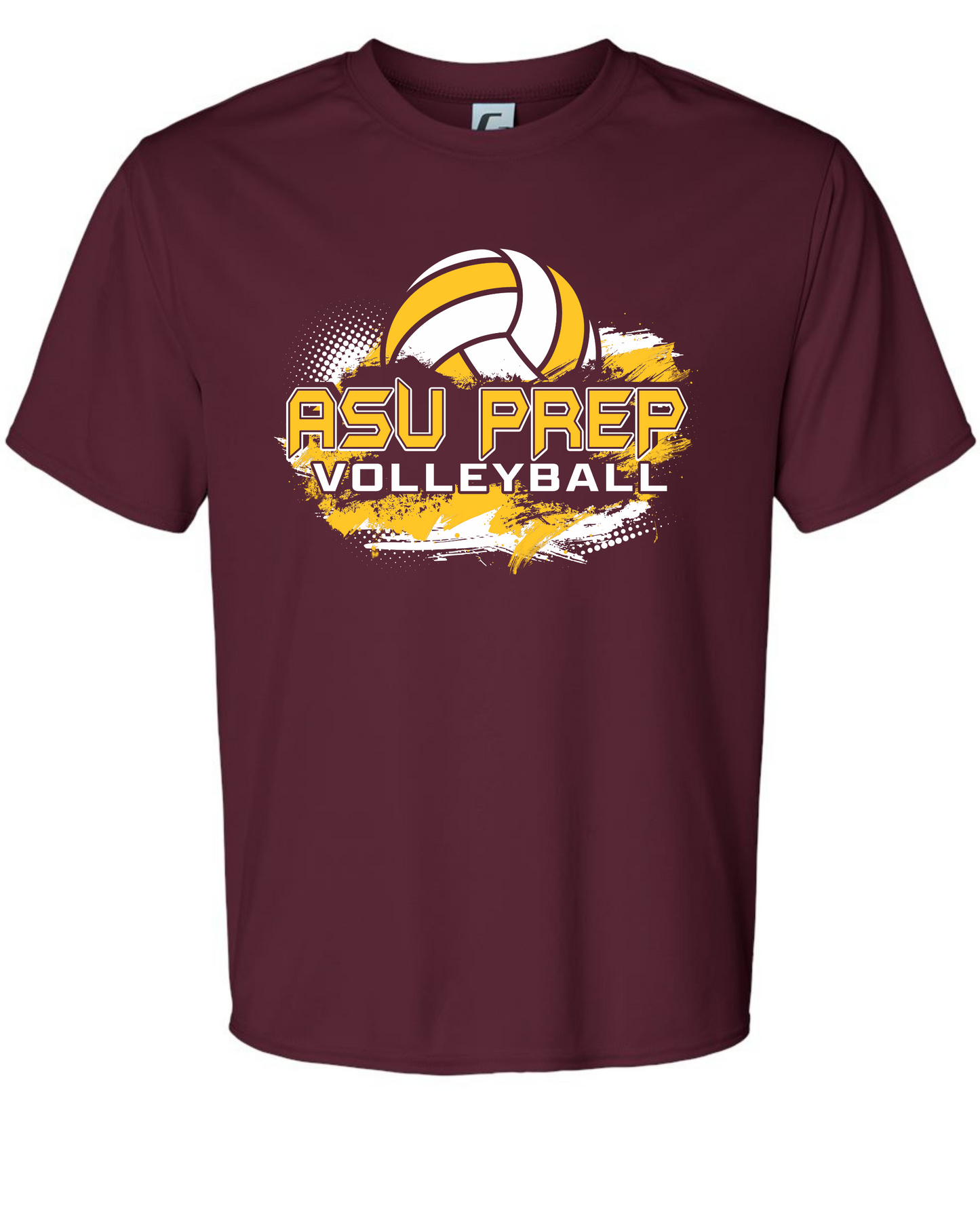 ASU Volleyball color splash 2 Dri Wick Tee