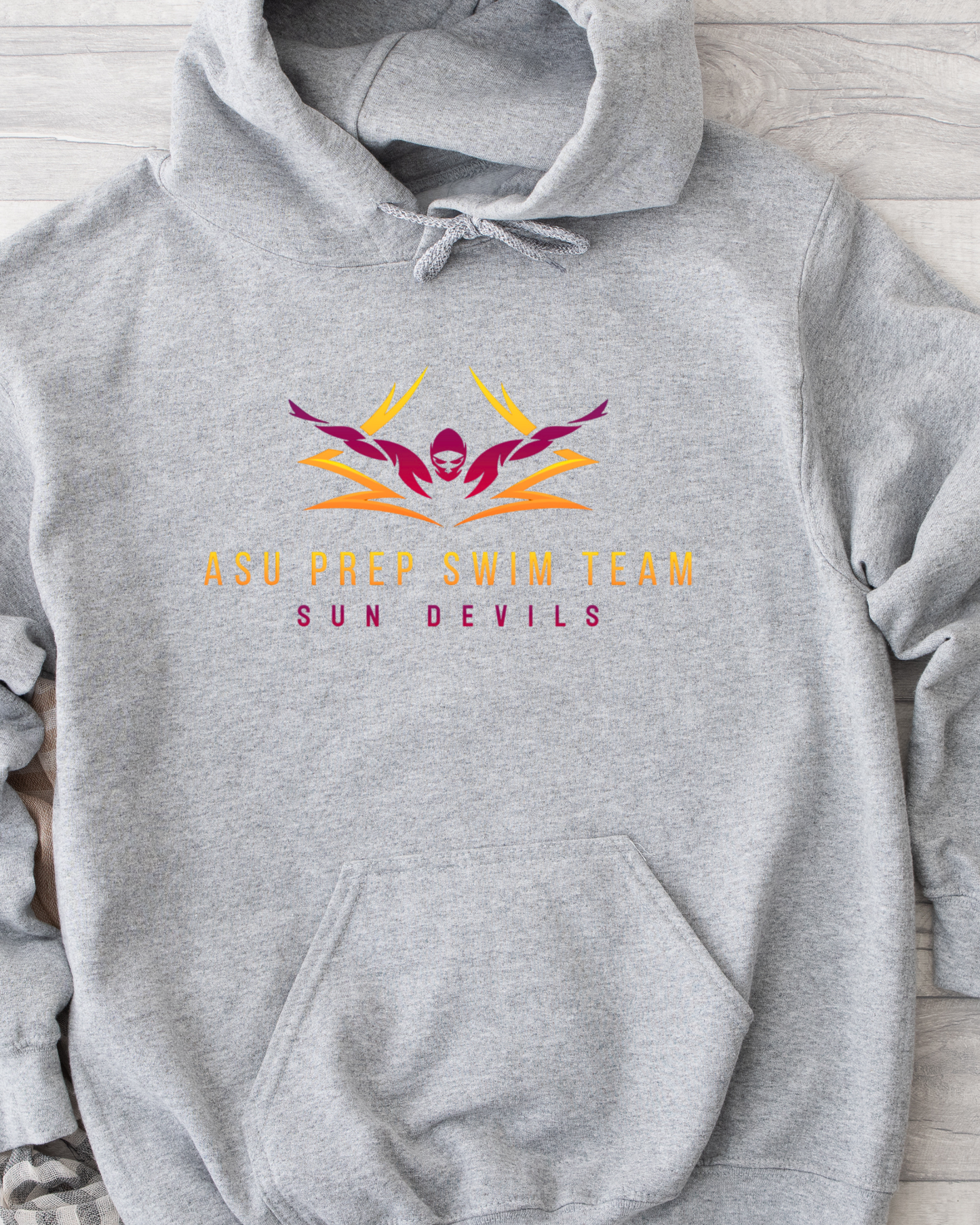 Hooded Sweatshirt Gradient Logo