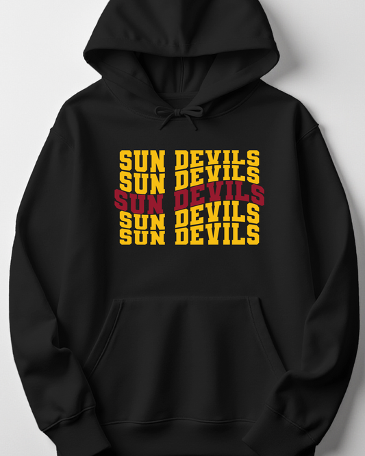 Hooded Sweatshirt Sun Devils Wave