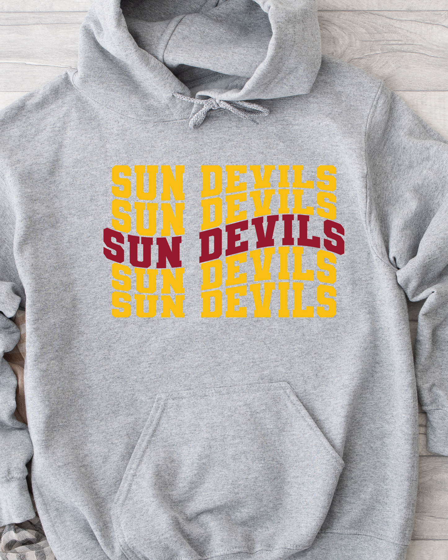 Hooded Sweatshirt Sun Devils Wave