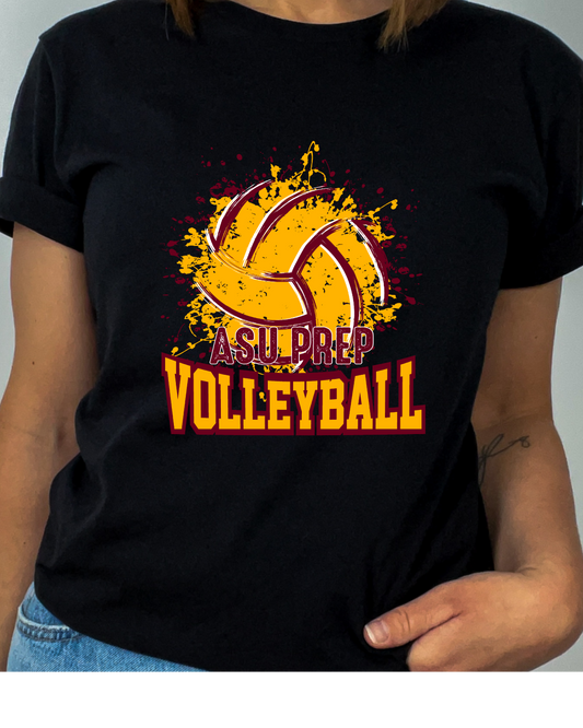 Jersey Tee Volleyball Color Splash Logo
