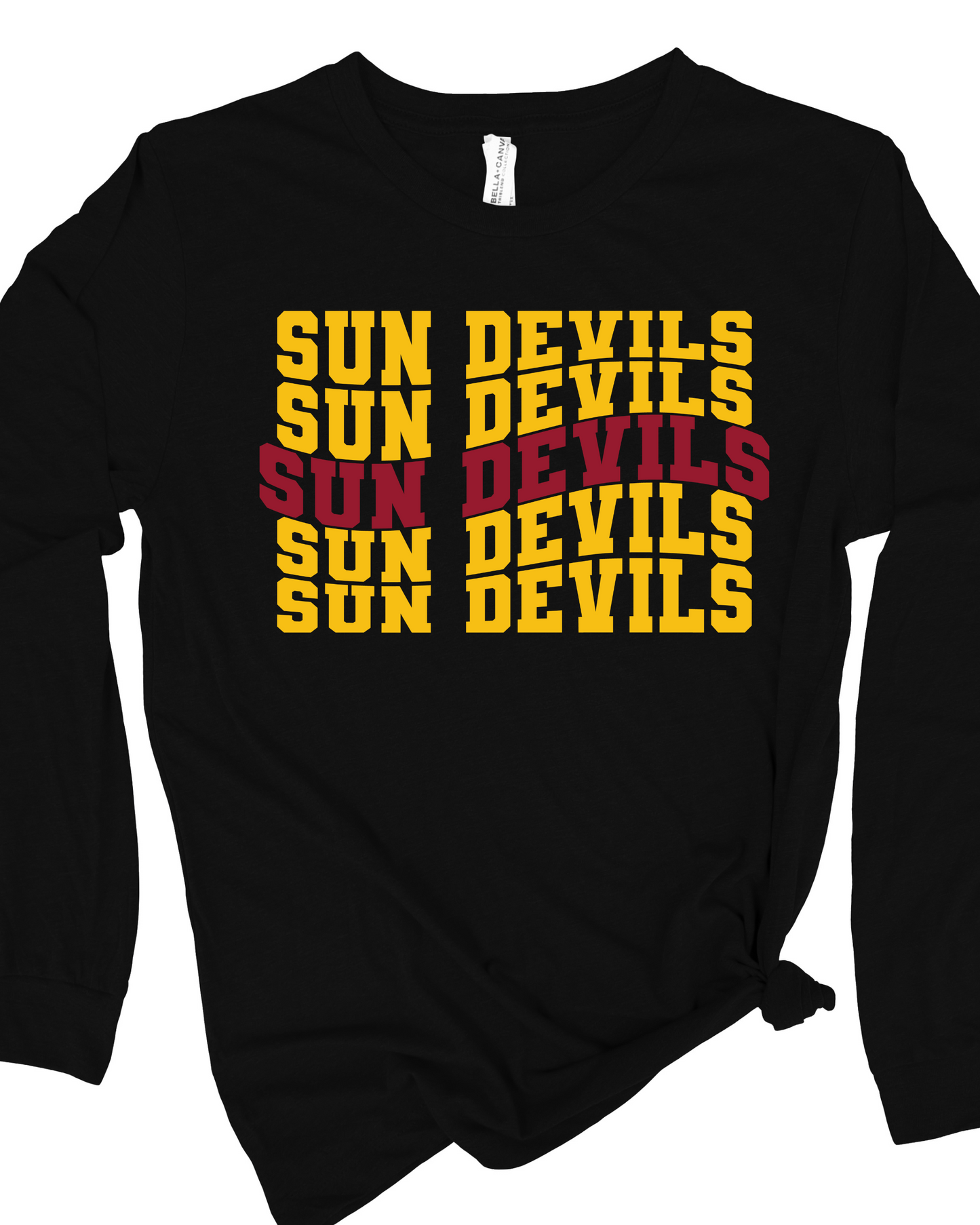 Long Sleeve Tee -Sun Devils Wave