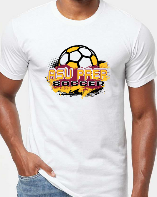 Core Cotton Tee-Soccer Color Splash