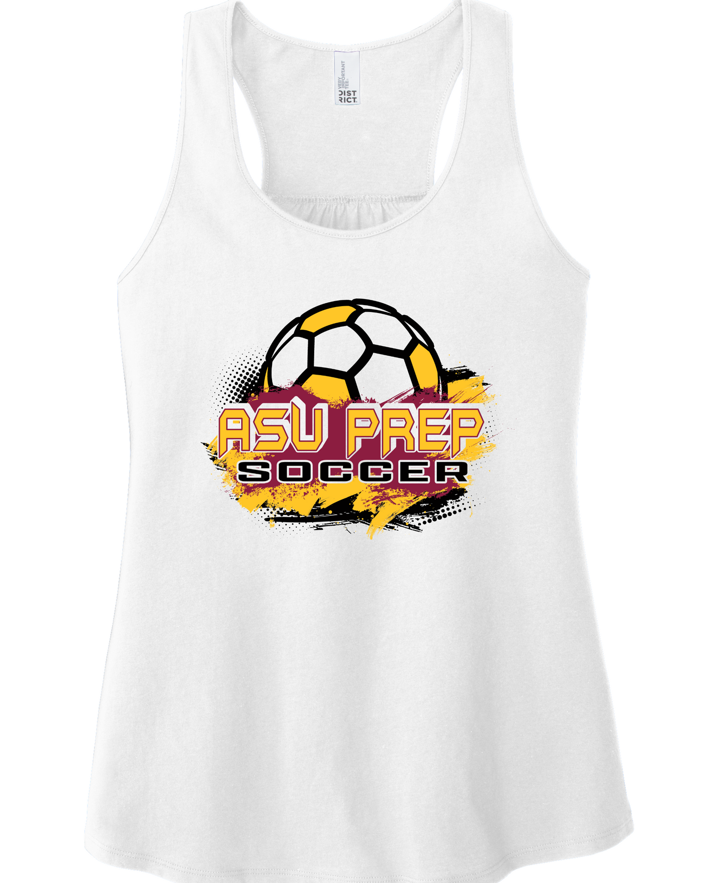 Women's Tank Soccer Color Splash