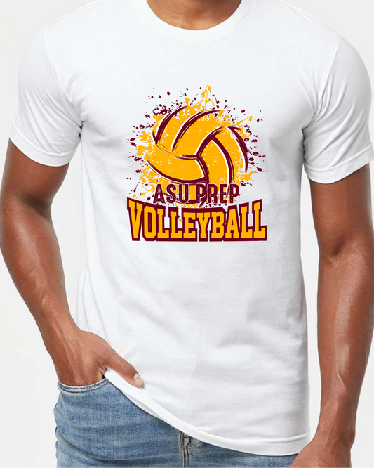 Core Cotton Tee Volleyball Color Splash