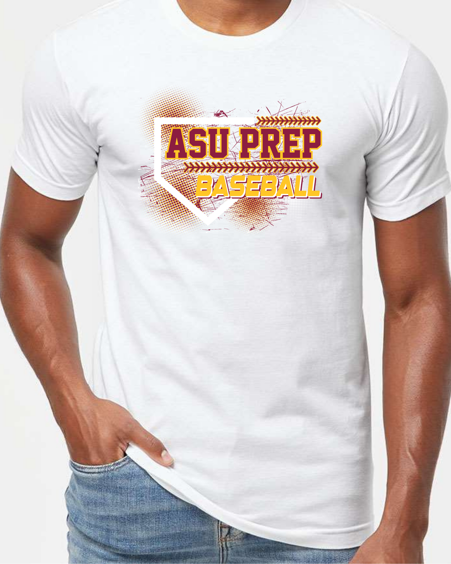 Core Cotton Tee Baseball Color Splash