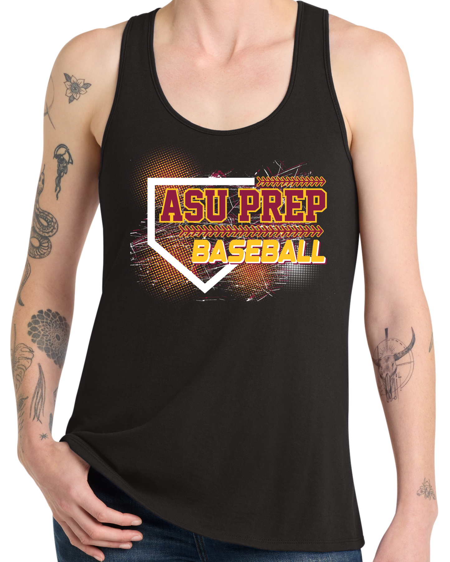 Women's Tank Baseball Color Splash