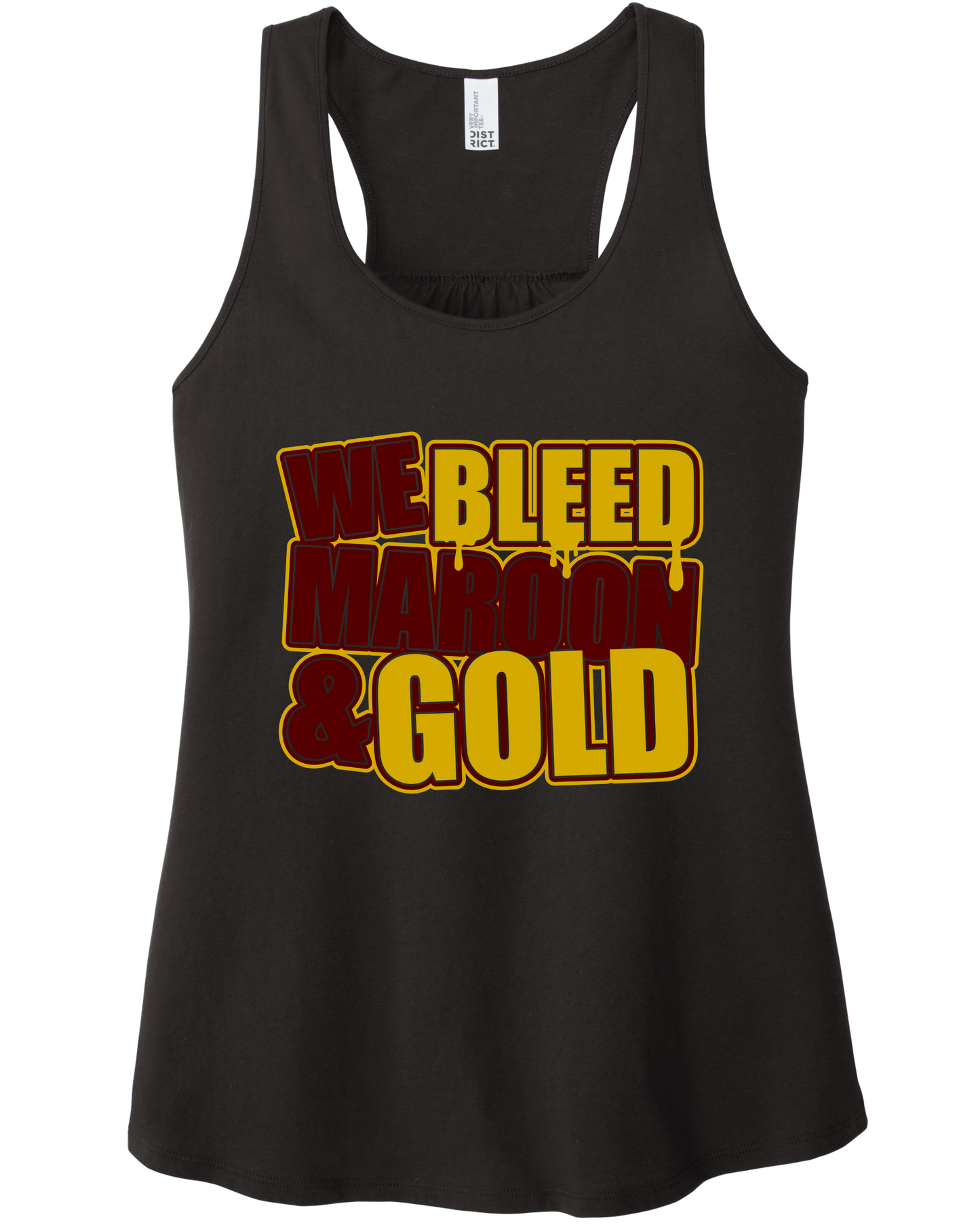 Women's Tank -Bleed Maroon and Gold