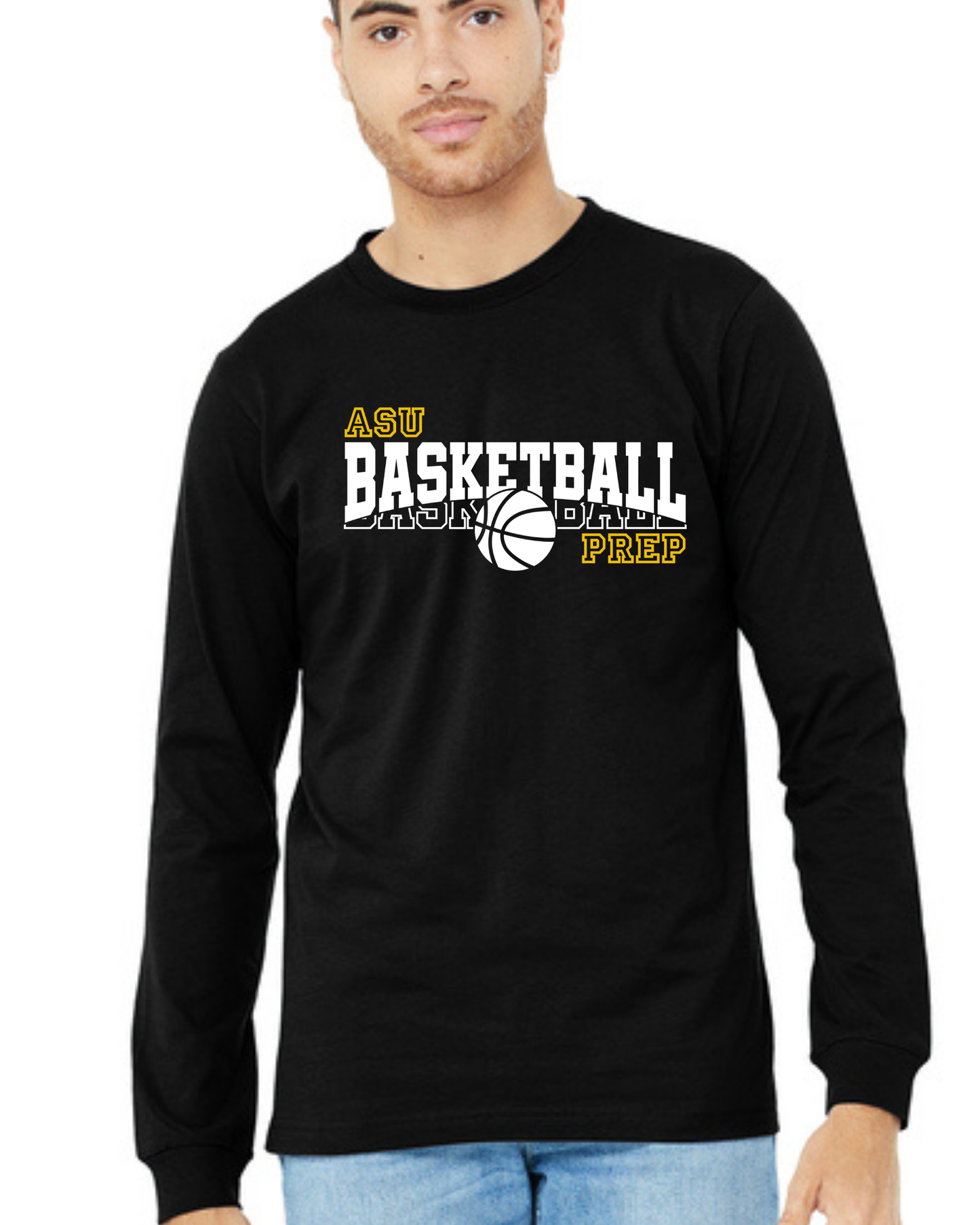 Long Sleeve Tee-Basketball