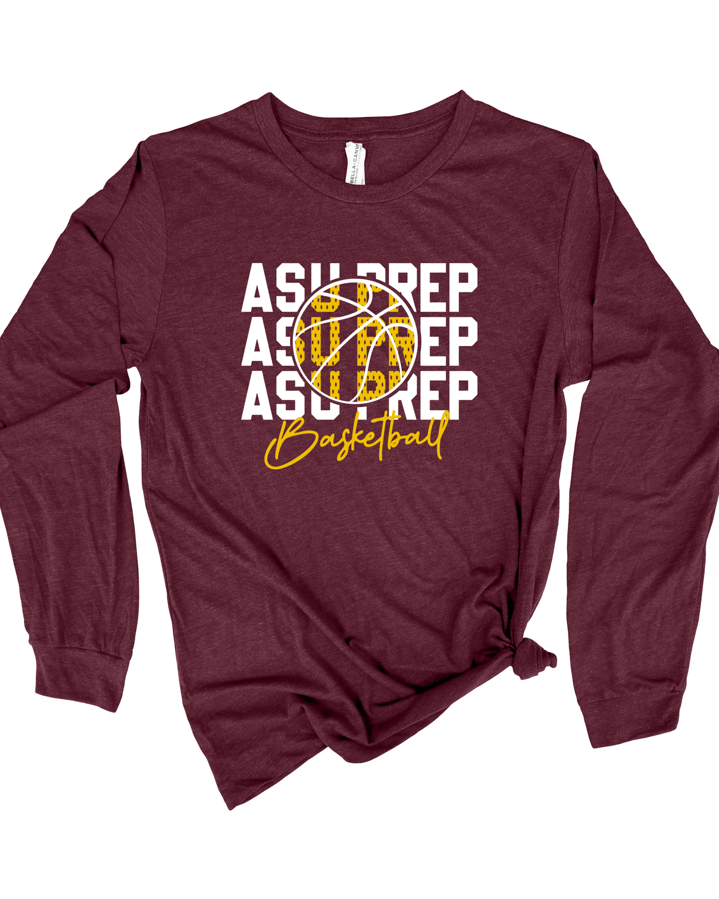 Long Sleeve Tee-Basketball Repeat