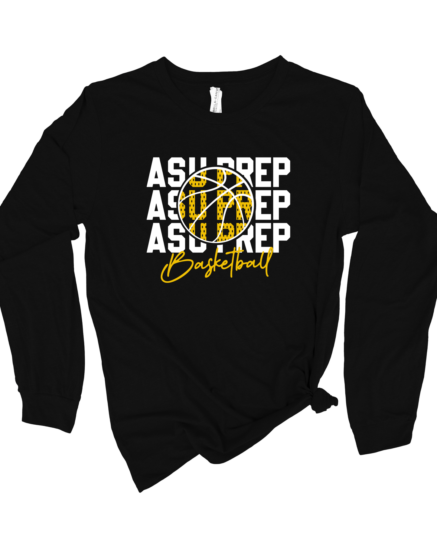 Long Sleeve Tee-Basketball Repeat