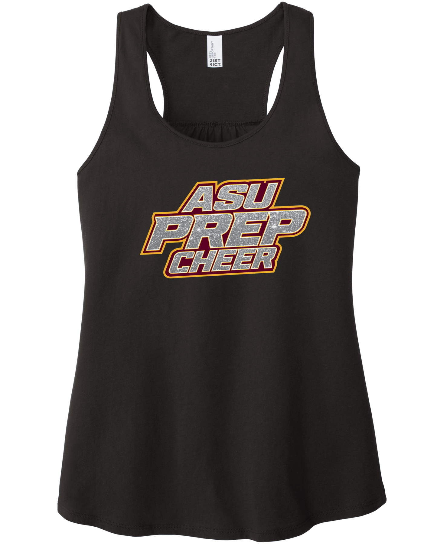 Women's Tank -Cheer Faux Glitter