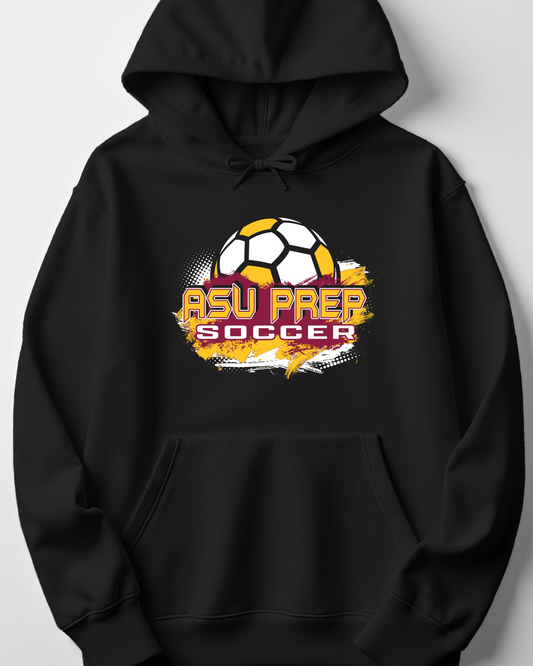 Hooded Sweatshirt Soccer Color Splash