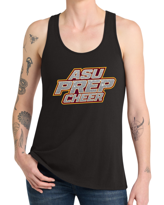 Women's Tank -Cheer Faux Glitter