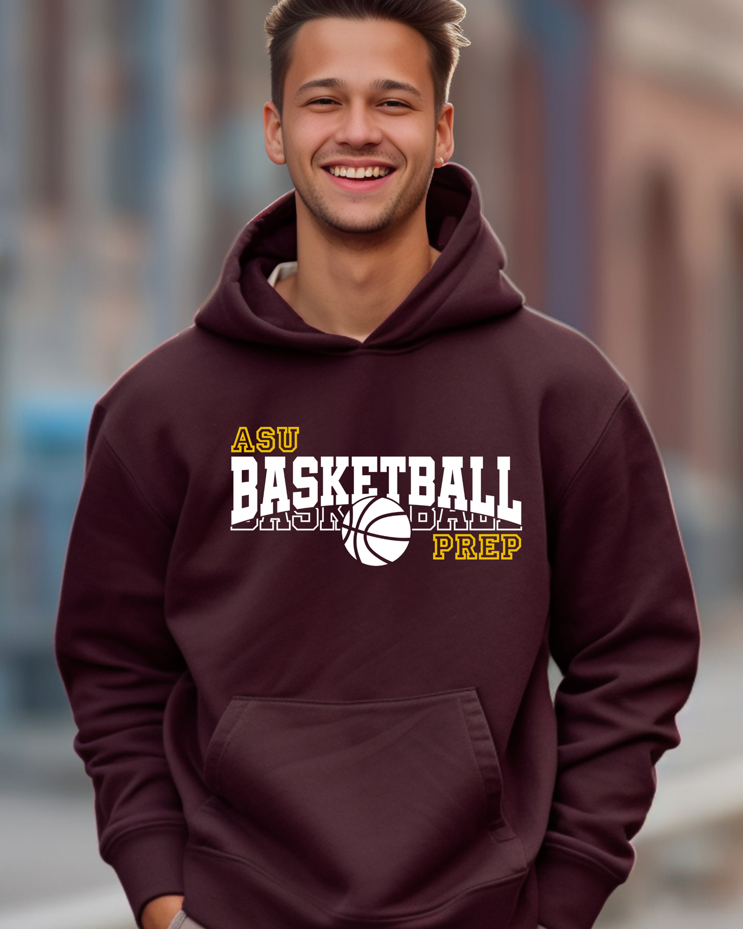 Hooded Sweatshirt-Basketball