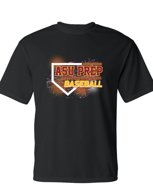 ASU baseball color splash Dri Wick Tee