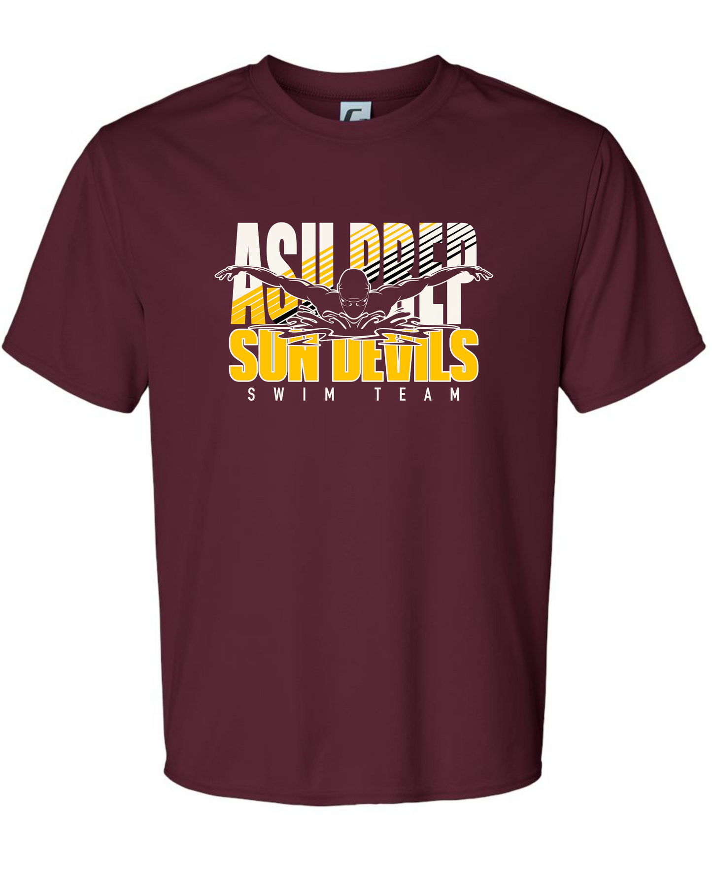 ASU Swim Dri Wick Tee