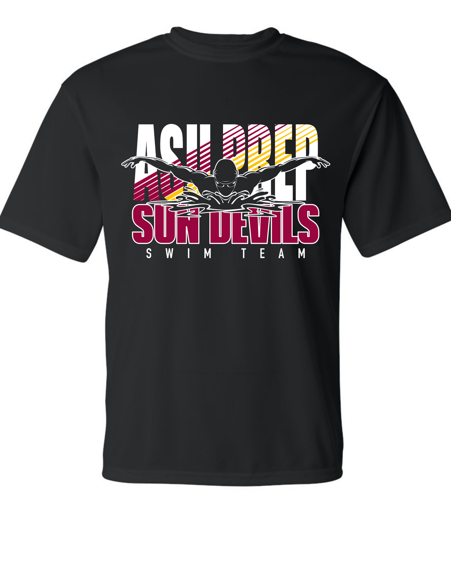ASU Swim Dri Wick Tee