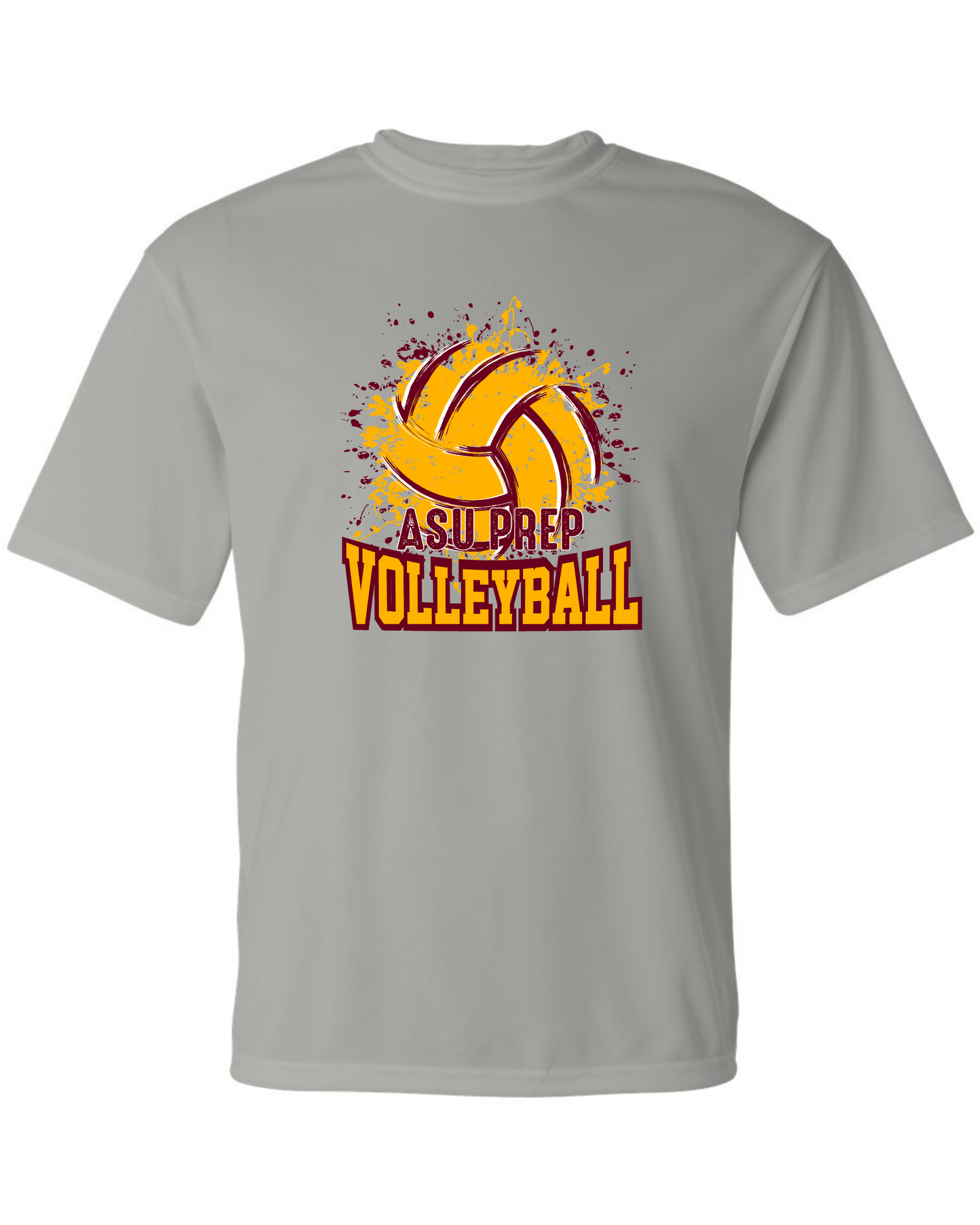 ASU Volleyball color splash Dri Wick Tee