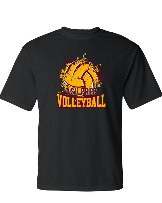 ASU Volleyball color splash Dri Wick Tee