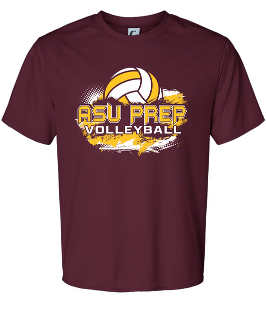 ASU Volleyball color splash 2 Dri Wick Tee