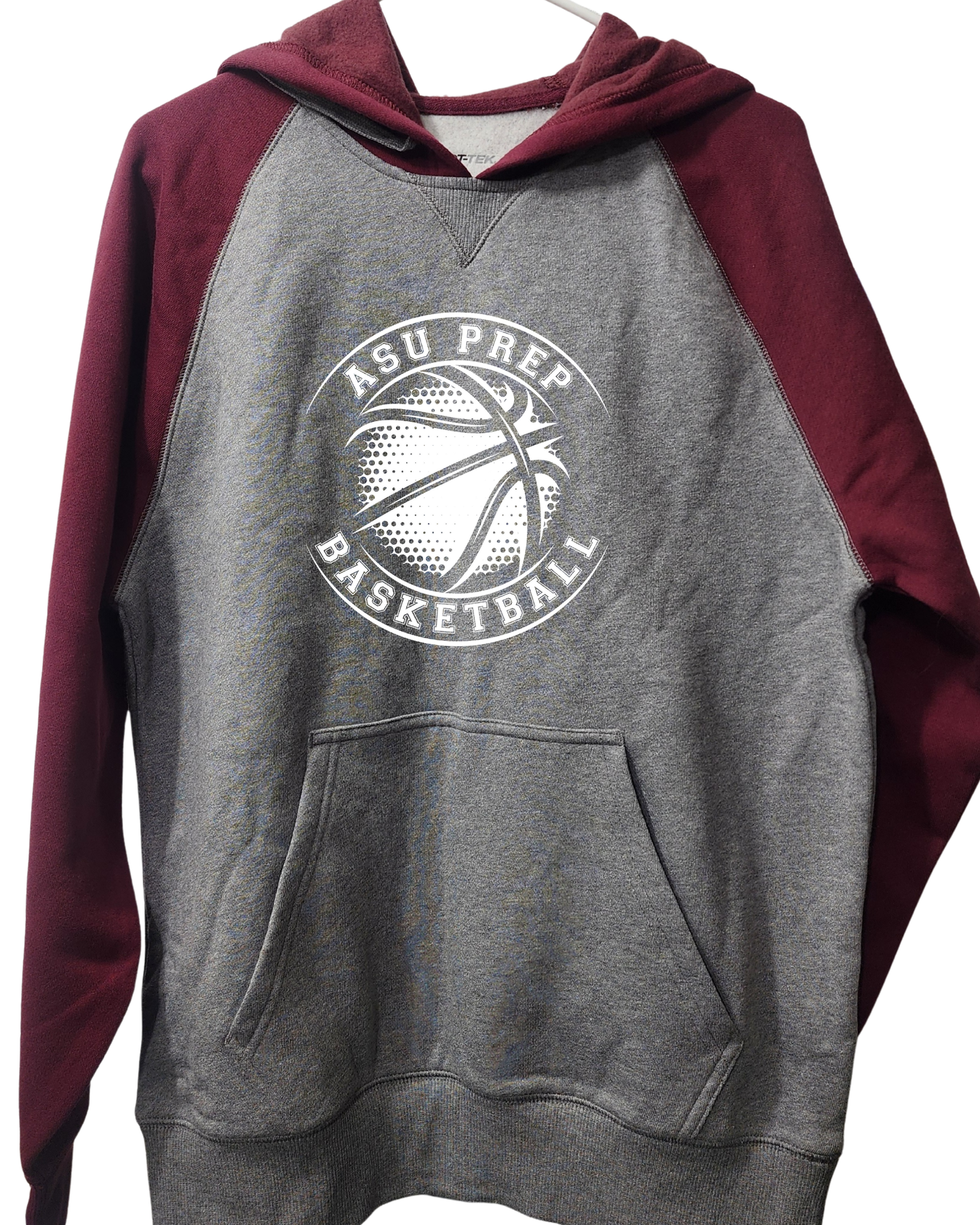 Hooded Sweatshirt-Basketball Round