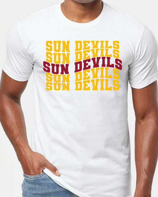 Core Cotton Tee-Sun Devils Wave