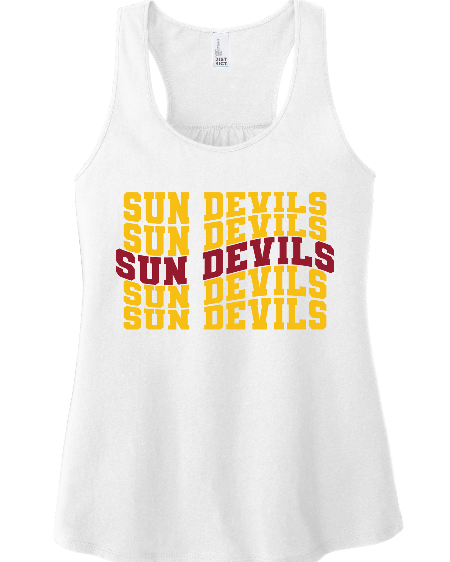 Women's Tank -Sun Devils Wave